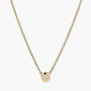 Authentic Mejuri diamond 14K gold necklace (price NOT negotiable)